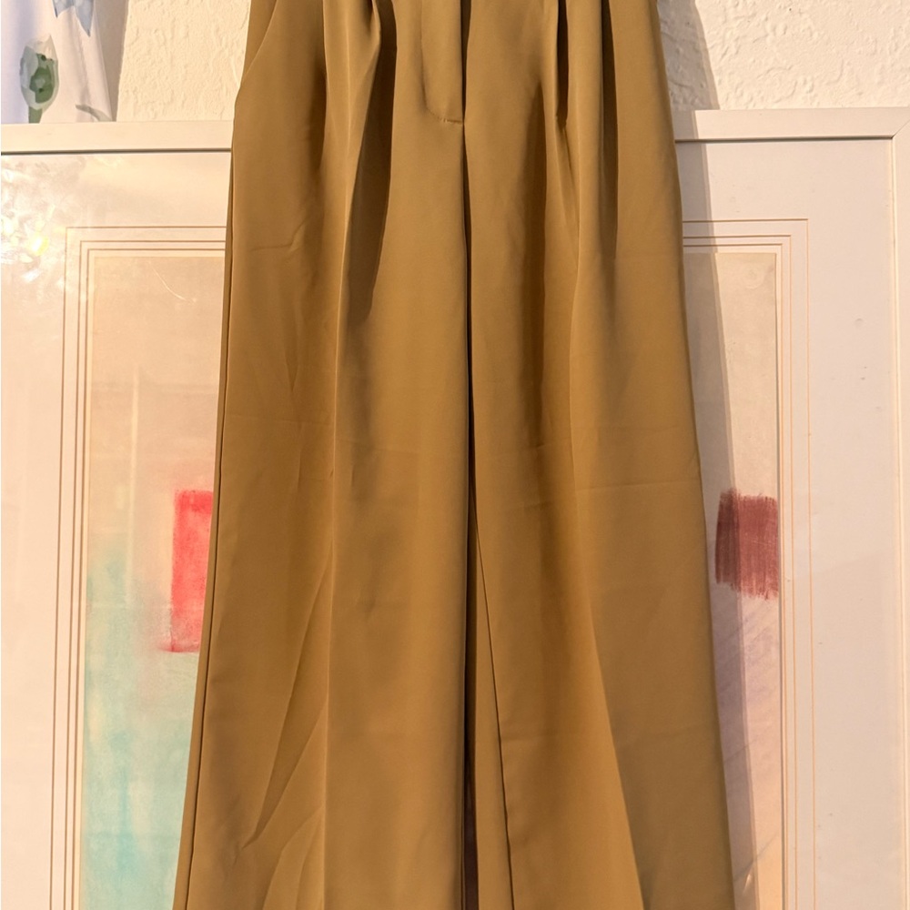 Wide Leg Pants in Camel - Women